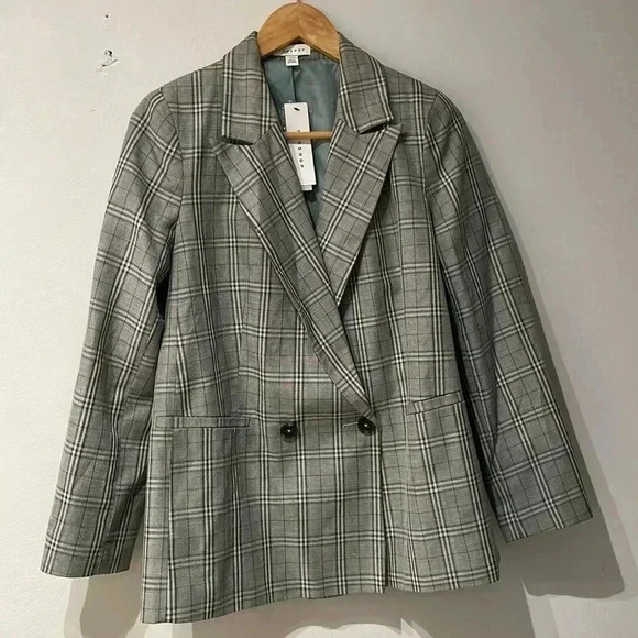 TopShop Plaid Blazer​​​​​​​​​​​​ - Picture 1 of 9